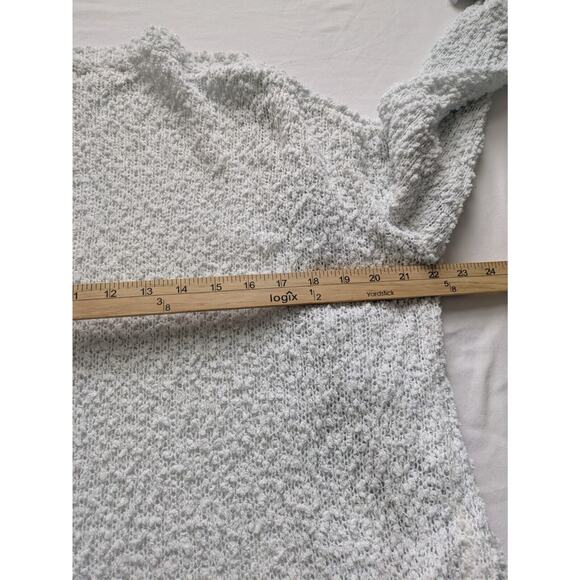 Listle Cardigan Womens Large Light Blue Long Line Sweater Pockets‎ Open Knit - Picture 6 of 9